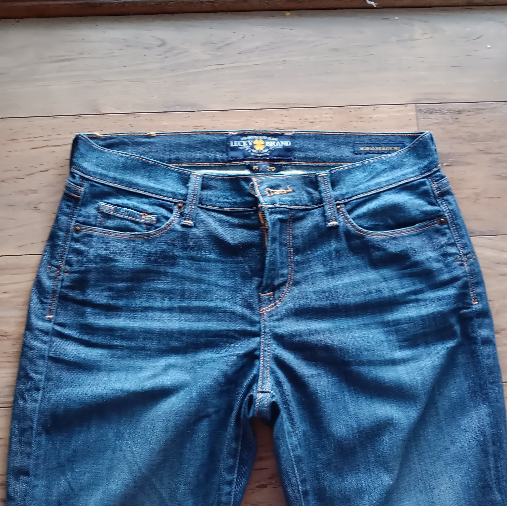 Lucky Brand High Rise Blue Jeans Premium Denim